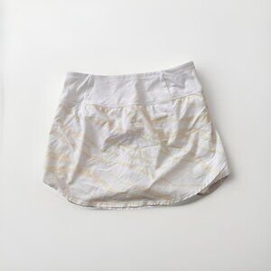 Calia CARRIE UNDERWOOD Mid Rise Skort Medium White Ivory Tulip Hem GOLF TENNIS